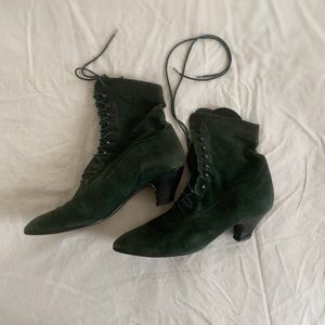 Vintage leather boots sz 9